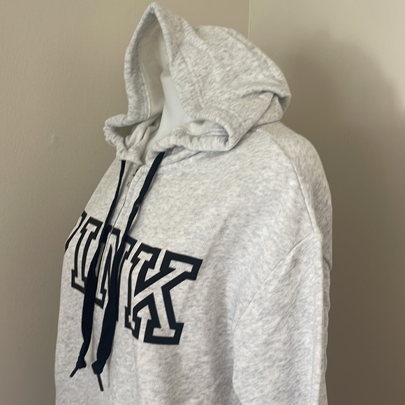 (NWT) Victoria’s Secret PINK Everyday Lounge 1/4 Zip in Heather Stone Grey - Picture 14 of 16